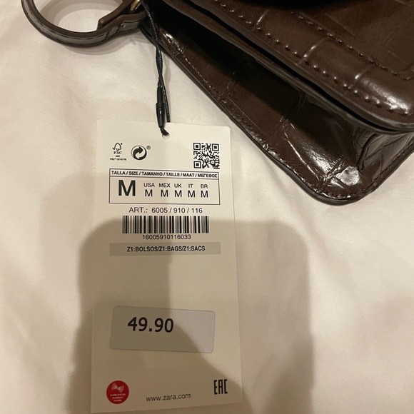 Zara Buckle detail crossbody bag - Picture 7 of 10